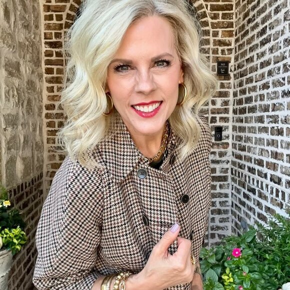 Cabi 4678 Heritage Houndstooth Showroom Jacket Fall 2024 - large - Picture 11 of 15